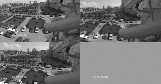 Установка систем видеонаблюдения на парковке в Новом Уренгое в октябре